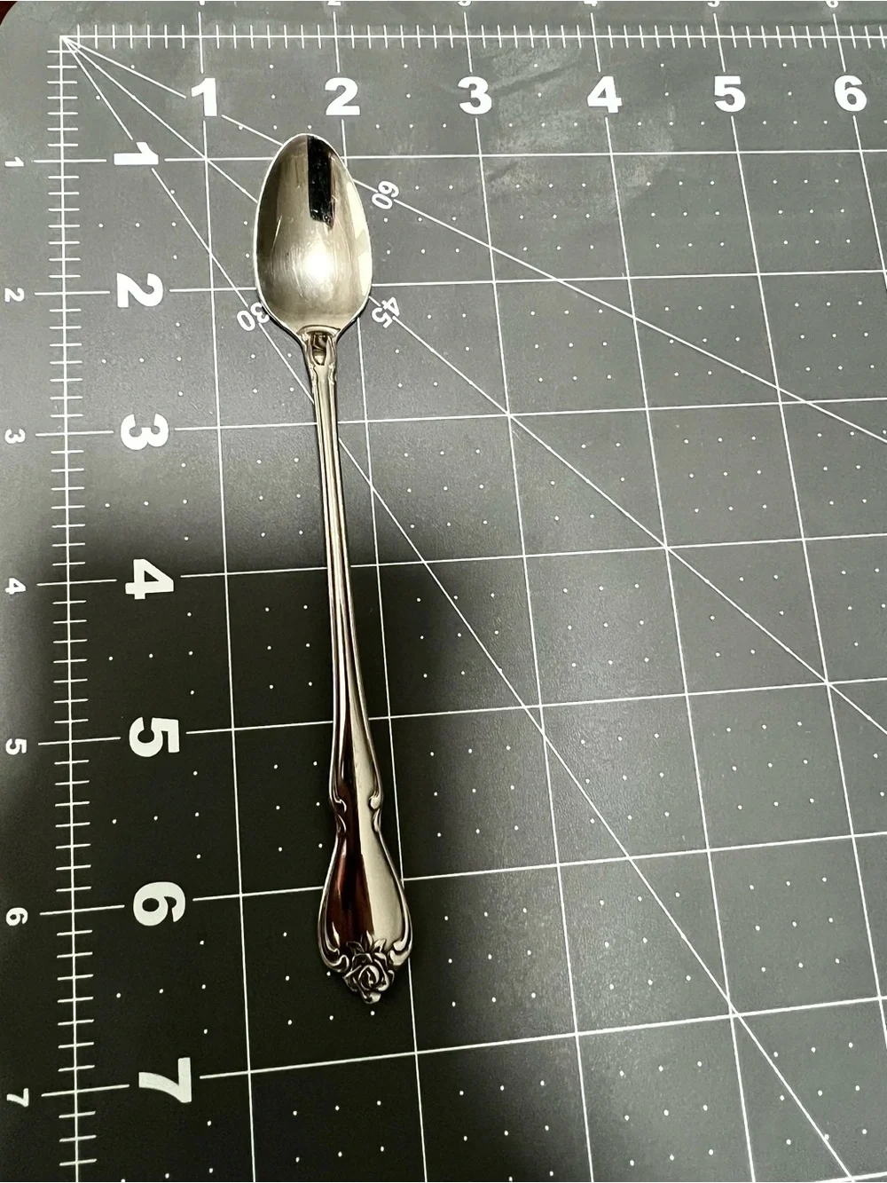 Vintage Oneida 1881 Rogers Stainless Arbor Rose True Rose Infant Spoon